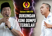 KONI Dompu Terbelah, Ketua Dukung Mori Sekretaris Dukung Miq Iqbal