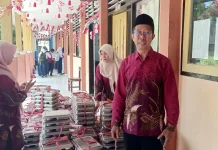 SMPN 1 Labuapi Atur Waktu Pemberian MBG Siswa agar Pelajaran Tetap Berjalan