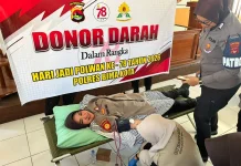 Polwan Polres Bima Kota Gelar Bakti Kesehatan dan Donor Darah