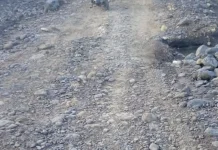Jalan Labuhan Kuris-Tanjung Bila Rusak Parah