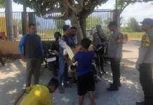 Patroli Siang Polsek Woha Sisir Titik Rawan, Cegah Tawuran dan Kriminalitas