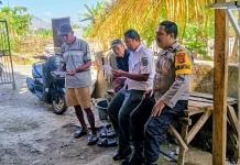 Polres Bima Kota Edukasi Warga Kendo Cegah Kebakaran Rumah