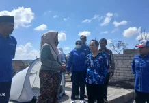 Demokrat Lombok Tengah, Salurkan Bantuan untuk Korban Kebakaran Sade