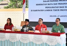 Bupati Lombok Timur Dorong Warga Manfaatkan Layanan Mata Gratis