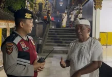 Patroli Subdit Gasum Dit SamapPolda NTB Amankan Kegiatan Umat Hindu