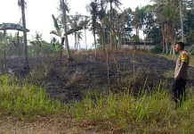 Dua Kebakaran Melanda Gunungsari, Polisi Turun Amankan Lokasi