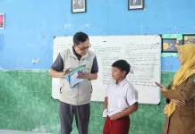 Buku Pengayaan GLN Mulai Dimanfaatkan Siswa Sekolah Dasar di Lombok Utara