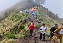 4.617 Pendaki Bakal Naik Rinjani Selama Booking Online Ditutup