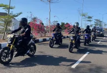 Jaga Mandalika Tetap Kondusif, Puma Jatanras Polda NTB Gelar Mobile Patroli