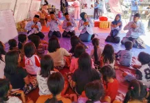 BKPRMI NTB Gelar Trauma Healing untuk Anak Korban Kebakaran Desa Adat Sade