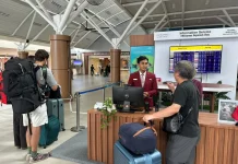Ribuan Penumpang Bandara Lombok Terdampak Erupsi Anak Gunung Krakatau