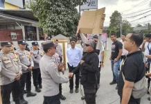 Tiga Polsek Simulasikan Penanganan Demo, Dari Anarkis hingga Mediasi