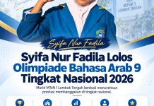Siswi MTsN 1 Lombok Tengah, Lolos Olimpiade Bahasa Arab Tingkat Nasional
