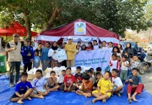 Anak Korban Kebakaran Sade Tetap Semangat Sekolah