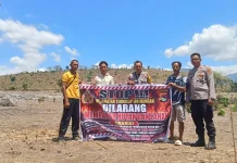 Musim Kering, Polsek Soromandi Perketat Cegah Karhutla