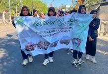HUT ke-48, SMPN 1 Pujut Gelar Jalan Sehat dan Karnaval Budaya