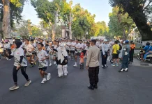 Puluhan Personel Gabungan Amankan TNI Run NTB di Mataram