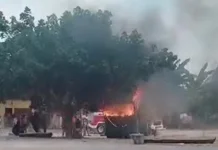 Mobil Dumtruck Terbakar saat Parkir di Kota Bima, Diduga Ini Penyebabnya