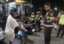 Polisi Sita 20 Motor Berknalpot Brong Selama Razia Malam Minggu