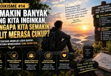 Stoikisme #14: Semakin Banyak yang Kita Inginkan, Mengapa Semakin Sulit Merasa Cukup?