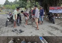 Ganggu Kenyamanan Warga, Polisi Tertibkan Enam Motor Pengendara