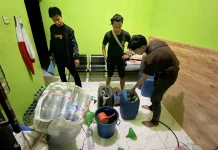 Jelang Pilkades 2026, Polsek Sape Amankan Puluhan Botol Miras