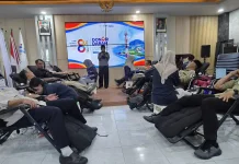 Donor Darah Warnai Hari Bakti Postel ke-81 di NTB