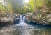 Menjelajahi Surga Tersembunyi Suranadi: Pesona Air Terjun Tibu Jam di Lombok Barat