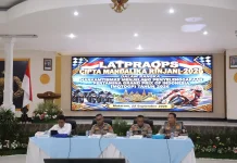 jelang MotoGP Mandalika 2026, Polda NTB Matangkan Personel lewat Lat Pra Ops