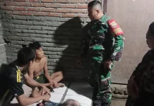 Terpergok saat Ambil Mesin Air, Pria di Gerung Diamankan Babinsa