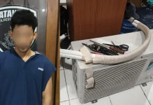 Pemuda Ini Nekat Curi AC di Rumah Dinas BPKP NTB untuk Beli Sabu
