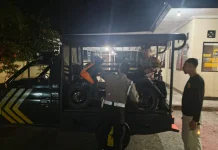 Polisi Temukan Motor dan Botol Miras di Lokasi Balap Liar Gunungsari