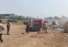 Puntung Rokok Diduga Picu Kebakaran Lahan 10 Are di Bagek Kembar