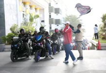 150 Rider Jelajah Pulau Lombok Semarakkan HUT ke-81 Lombok Tengah