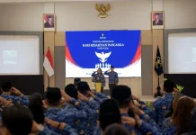 Teguhkan Semangat Persatuan, Kemenkum NTB Gelar Upacara Hari Kesaktian Pancasila