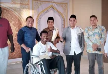Rektor UIN Mataram Jenguk Ahmed, Mahasiswa Sudan yang Sedang Jalani Pemulihan