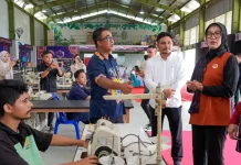 Dekranasda NTB Resmikan Ruang Konveksi Lapas Lombok Barat