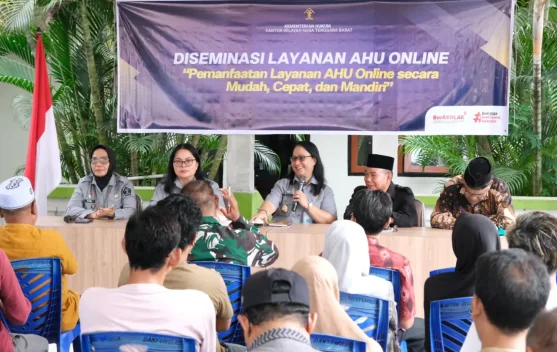 Kanwil Kemenkum NTB Sosialisasikan AHU Online kepada UMKM Banyumulek