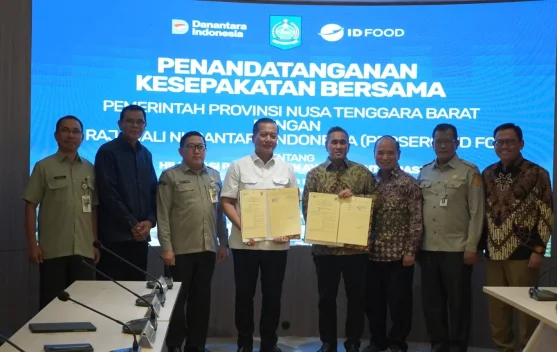 NTB–ID FOOD Teken MoU Industri Ayam Rp1,2 Triliun di Sumbawa