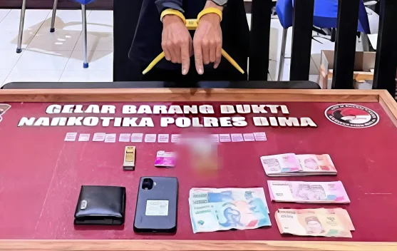 Polisi Tangkap Pengedar Narkoba di Bima