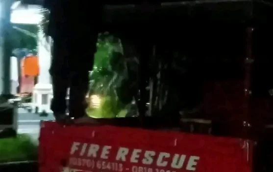 Damkar Lombok Tengah Evakuasi Musang Masuk Plafon Rumah Warga di Jelantik