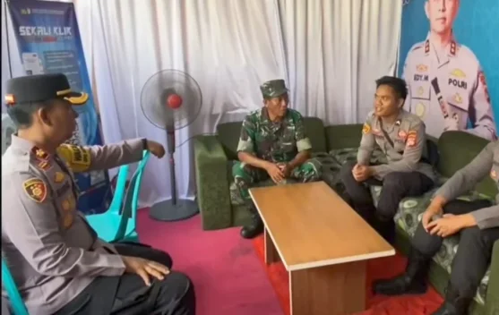 Wakapolres Lombok Timur Cek Kesiapan Pos Pengamanan jelang Idul Fitri
