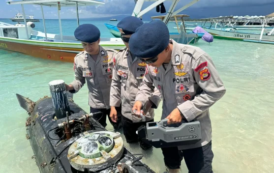 Tim Gegana Polda NTB Pastikan Benda Mirip Torpedo di Gili Trawangan ...