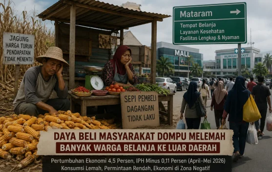 Aliran Uang Keluar Daerah, Berdampak pada Lesunya Ekonomi Dompu