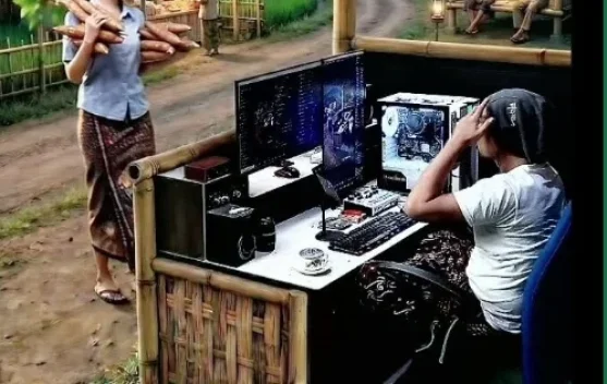 Gila! Studio Sederhana Jadi Kampung Virtual