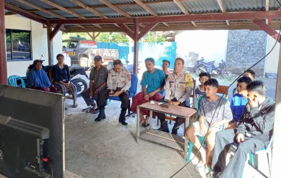 Nobar Piala Dunia Jadi Jembatan Kedekatan Polri dan Warga di Bima