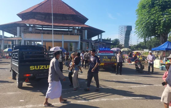 Polsek Bolo Kawal Kepulangan 138 Jamaah Haji dari Empat Kecamatan
