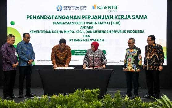 Kementerian UMKM dan Bank NTB Syariah Teken PKS, Siapkan Modal bagi Pelaku Usaha