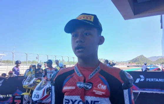 Pembalap NTB Gian Muhammad Gibran Raih Kemenangan Perdana di MRS 2026