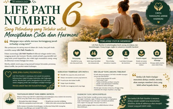 Life Path Number 6: Sang Pelindung yang Terlahir Menciptakan Cinta dan Harmoni